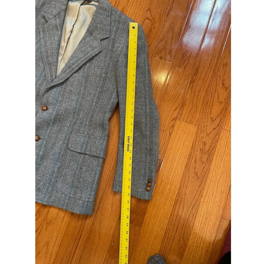 Vintage Pendleton Wool Blazer Herringbone Tweed Mens‎ 44 Classic Sport Coat